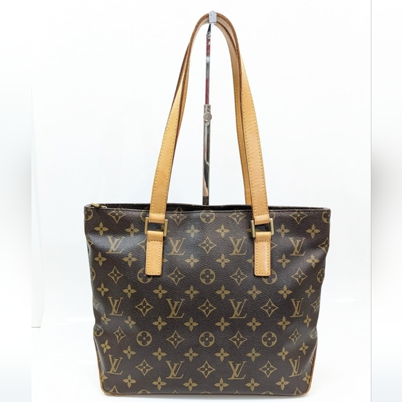 Bundle Authentic Louis Vuitton Cabas Piano monogram Tote shoulder Bag and wallet - Picture 15 of 16